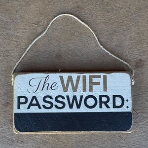 WiFi Password Sign